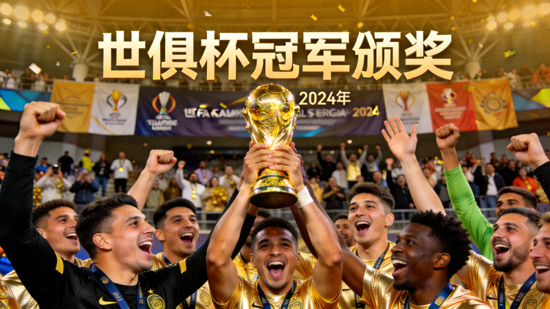 世俱杯颁奖仪式现场球队捧杯画面视频封面